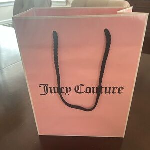 Juicy Couture Pink Tote with Black Handles